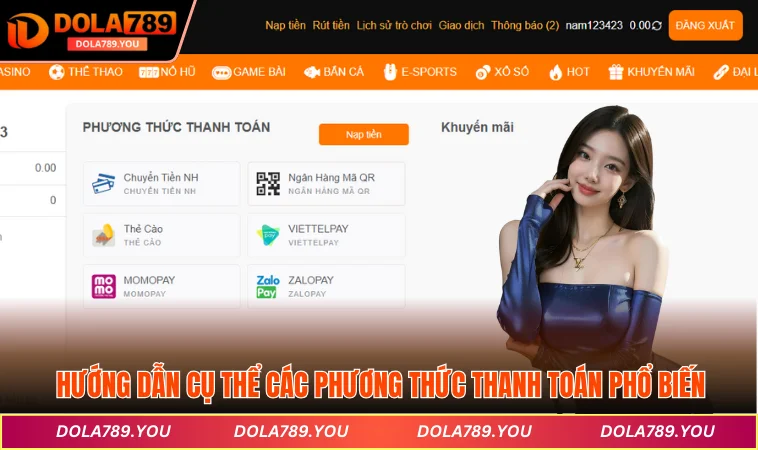 Hướng dẫn cụ thể các phương thức thanh toán phổ biến