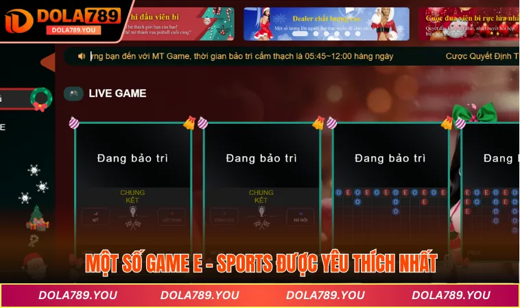 Một số game E - sports được yêu thích nhất