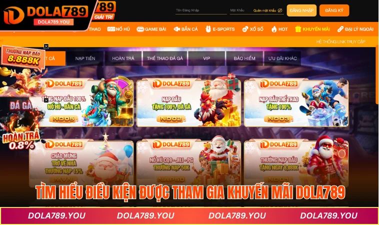 Tìm hiểu điều kiện được tham gia khuyến mãi DOLA789